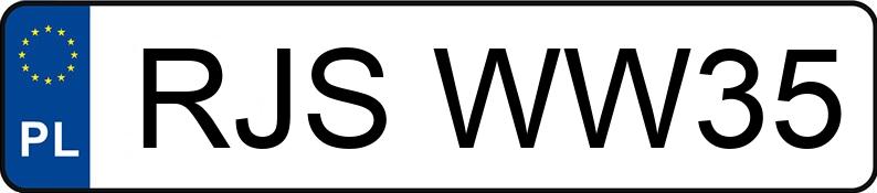 Numer rejestracyjny RJS WW35 posiada OPEL CORSA - RJSWW35 Numer rejestracyjny RJS WW35 posiada OPEL CORSA - RJSWW35