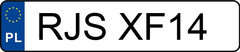 Numer rejestracyjny RJS XF14 posiada AUDI A3 1.6 Kat. MR`01 8L Ambiente - RJSXF14