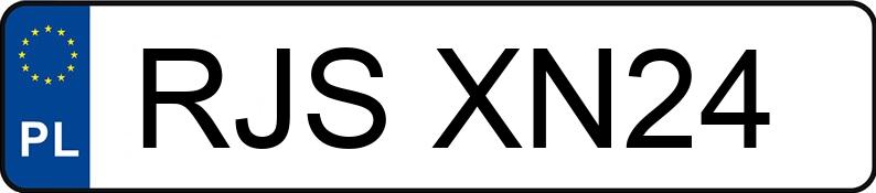 Il numero di registrazione RJS XN24 ha HONDA Accord 2.0i MR`06 E4 Sport - RJSXN24