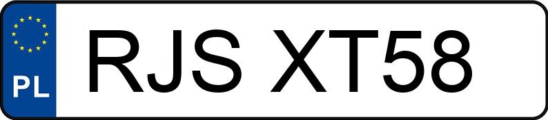 Numer rejestracyjny RJS XT58 posiada VOLVO S60 - RJSXT58