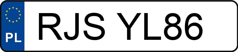 Numer rejestracyjny RJS YL86 posiada MERCEDES-BENZ E 320 - RJSYL86