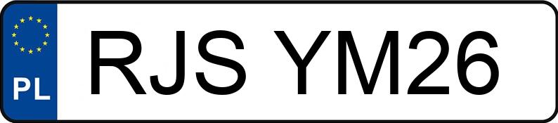 Numer rejestracyjny RJS YM26 posiada VOLKSWAGEN POLO - RJSYM26 Numer rejestracyjny RJS YM26 posiada VOLKSWAGEN POLO - RJSYM26