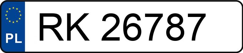 Numer rejestracyjny RK 26787 posiada OPEL Corsa B 1.2 MR`97 City - RK26787