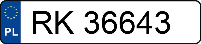 Numer rejestracyjny RK 36643 posiada FIAT Doblo Cargo 1.3 M-jet MR`06 E4 2.2t Doblo Cargo 1.3 M-jet MR`06 E4 2.2t - RK36643