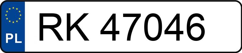 Numer rejestracyjny RK 47046 posiada BMW 318D - RK47046 Numer rejestracyjny RK 47046 posiada BMW 318D - RK47046