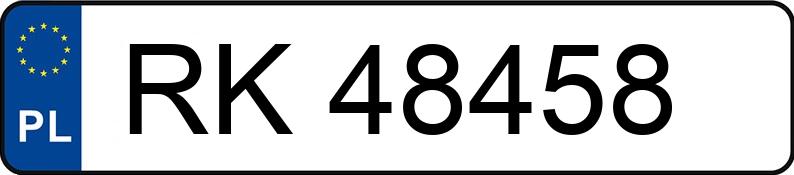 Numer rejestracyjny RK 48458 posiada TOYOTA Corolla 1.4 Diesel MR`10 E5 Premium - RK48458