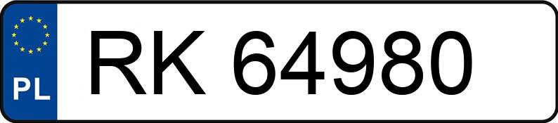 Numer rejestracyjny RK 64980 posiada FIAT BRAVO - RK64980 Numer rejestracyjny RK 64980 posiada FIAT BRAVO - RK64980