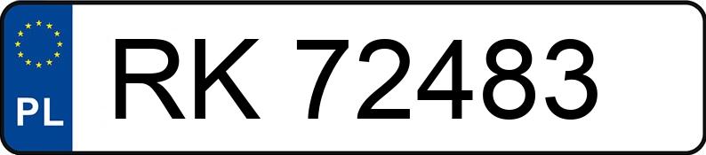 Numer rejestracyjny RK 72483 posiada AUDI A4 - RK72483 Numer rejestracyjny RK 72483 posiada AUDI A4 - RK72483