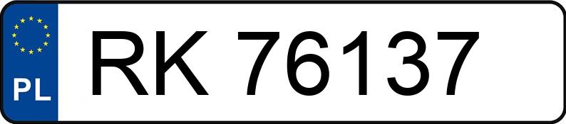 Numer rejestracyjny RK 76137 posiada SEAT LEON - RK76137