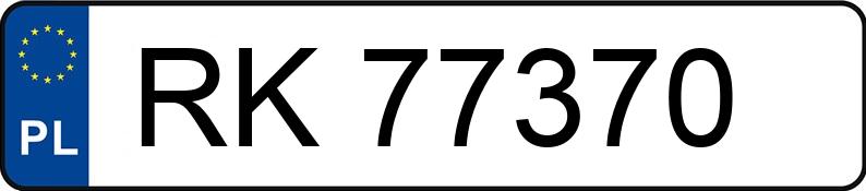 Numer rejestracyjny RK 77370 posiada LEXUS IS 250 - RK77370 Numer rejestracyjny RK 77370 posiada LEXUS IS 250 - RK77370