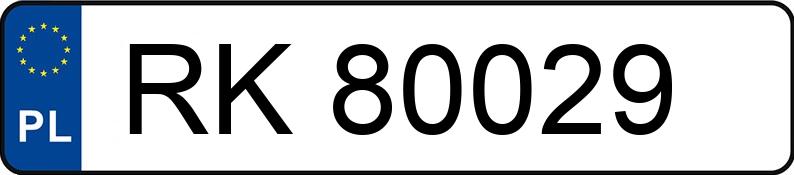 Numer rejestracyjny RK 80029 posiada FIAT PANDA - RK80029 Numer rejestracyjny RK 80029 posiada FIAT PANDA - RK80029