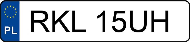 Numer rejestracyjny RKL 15UH posiada BMW 316 1.6 I - RKL15UH