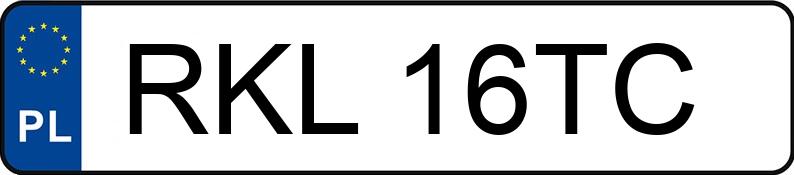 Numer rejestracyjny RKL 16TC posiada RENAULT MASTER - RKL16TC Numer rejestracyjny RKL 16TC posiada RENAULT MASTER - RKL16TC