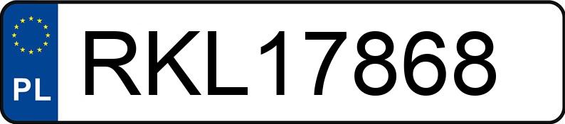 Numer rejestracyjny RKL 17868 posiada PEUGEOT 3008 - RKL17868 Numer rejestracyjny RKL 17868 posiada PEUGEOT 3008 - RKL17868