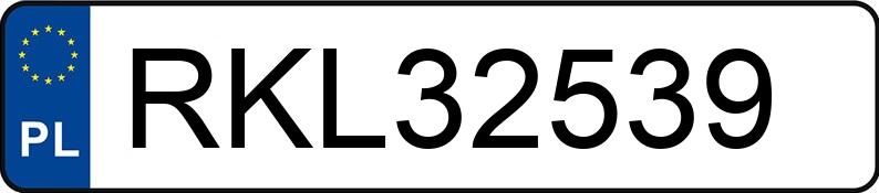 Numer rejestracyjny RKL 32539 posiada BMW 118 Diesel MR`11 E5 F20/F21 118 Diesel MR`11 E5 F20/F21 - RKL32539