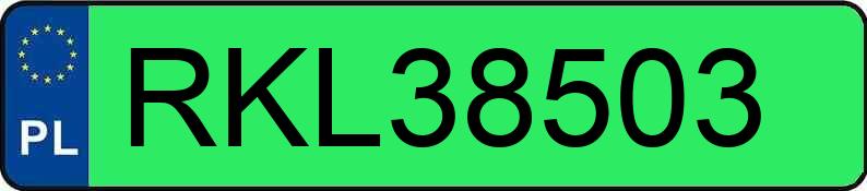 Numer rejestracyjny RKL 38503 posiada TESLA Model S MR`18 P100D 100kWh CVT - RKL38503