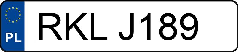Numer rejestracyjny RKL J189 posiada FIAT 126 EL Standard - RKLJ189 Numer rejestracyjny RKL J189 posiada FIAT 126 EL Standard - RKLJ189