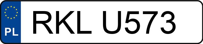 Numer rejestracyjny RKL U573 posiada BMW 316i Kat. E36 316i Kat. E36 - RKLU573