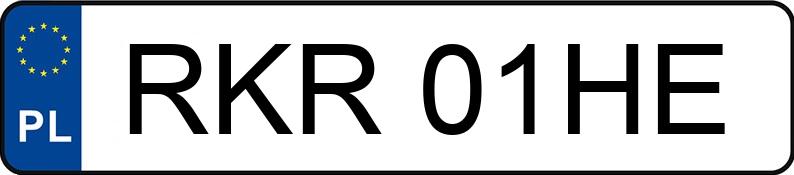 Numer rejestracyjny RKR 01HE posiada VOLKSWAGEN Passat 1.8i Kat. MR`86 CL - RKR01HE