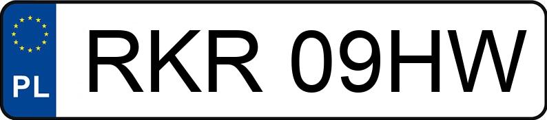 Numer rejestracyjny RKR 09HW posiada BMW 316i Kat. E36 - RKR09HW