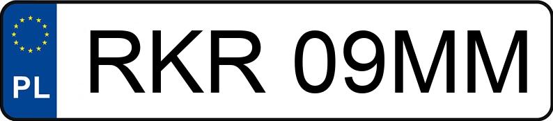 Numer rejestracyjny RKR 09MM posiada AUDI A4 - RKR09MM