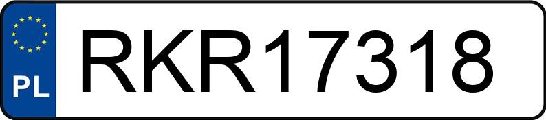 Numer rejestracyjny RKR 17318 posiada OPEL INSIGNIA - RKR17318