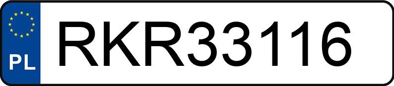 Numer rejestracyjny RKR 33116 posiada CHRYSLER SEBRING - RKR33116