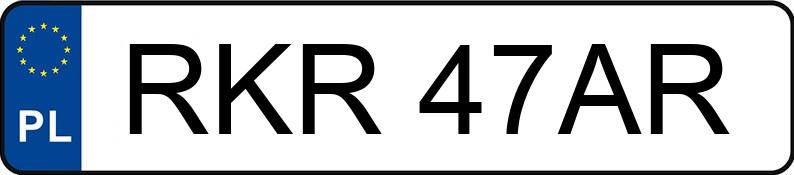 Numer rejestracyjny RKR 47AR posiada FORD MONDEO - RKR47AR Numer rejestracyjny RKR 47AR posiada FORD MONDEO - RKR47AR