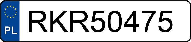 Numer rejestracyjny RKR 50475 posiada TOYOTA RAV4 2.0 D-4D - RKR50475