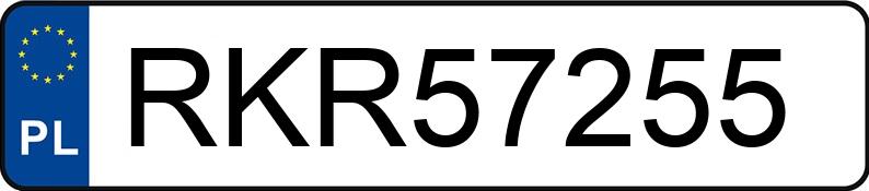Numer rejestracyjny RKR 57255 posiada FORD KUGA - RKR57255