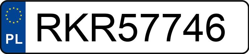 Numer rejestracyjny RKR 57746 posiada MERCEDES-BENZ CLS 350 - RKR57746