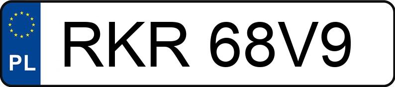 Numer rejestracyjny RKR 68V9 posiada SEAT TOLEDO - RKR68V9 Numer rejestracyjny RKR 68V9 posiada SEAT TOLEDO - RKR68V9