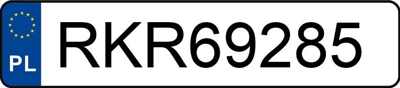 Numer rejestracyjny RKR 69285 posiada BMW 320D - RKR69285