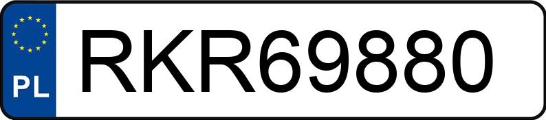 Numer rejestracyjny RKR 69880 posiada AUDI A4 Allroad TDI MR`17 E6 B9 A4 Allroad TDI MR`17 E6 B9 - RKR69880