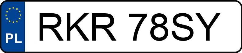 Numer rejestracyjny RKR 78SY posiada OPEL Vectra A 2.0i Kat. GL - RKR78SY Numer rejestracyjny RKR 78SY posiada OPEL Vectra A 2.0i Kat. GL - RKR78SY
