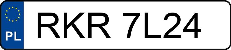 Numer rejestracyjny RKR 7L24 posiada TOYOTA YARIS - RKR7L24 Numer rejestracyjny RKR 7L24 posiada TOYOTA YARIS - RKR7L24