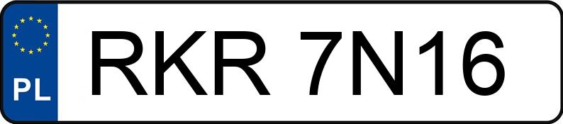 Numer rejestracyjny RKR 7N16 posiada OPEL ASTRA - RKR7N16 Numer rejestracyjny RKR 7N16 posiada OPEL ASTRA - RKR7N16