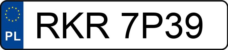 Numer rejestracyjny RKR 7P39 posiada MAZDA 323F 1.5 Kat. MR`95 323F 1.5 Kat. MR`95 - RKR7P39