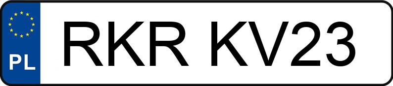 Numer rejestracyjny RKR KV23 posiada JUNAK 350 - RKRKV23