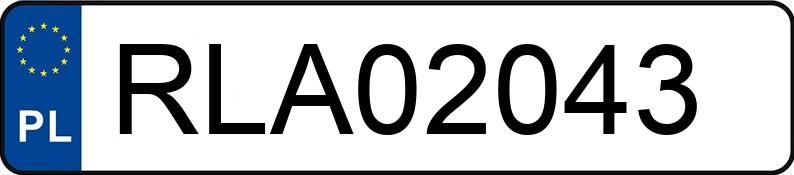 Numer rejestracyjny RLA 02043 posiada VOLKSWAGEN GOLF - RLA02043 Numer rejestracyjny RLA 02043 posiada VOLKSWAGEN GOLF - RLA02043