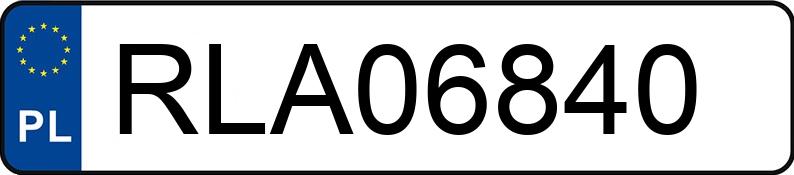 Numer rejestracyjny RLA 06840 posiada VOLKSWAGEN GOLF 1.9 TDI - RLA06840