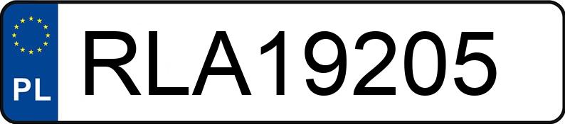 Numer rejestracyjny RLA 19205 posiada KIA CEED - RLA19205 Numer rejestracyjny RLA 19205 posiada KIA CEED - RLA19205
