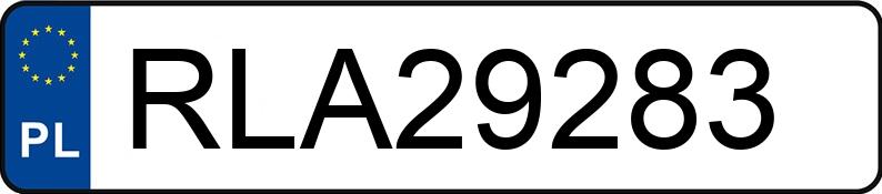 Numer rejestracyjny RLA 29283 posiada VOLKSWAGEN PASSAT - RLA29283