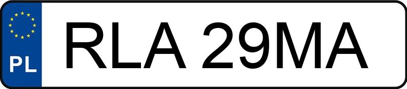 Numer rejestracyjny RLA 29MA posiada VOLKSWAGEN POLO - RLA29MA
