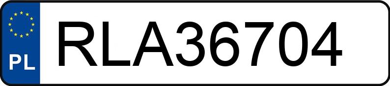 Numer rejestracyjny RLA 36704 posiada PEUGEOT 307 - RLA36704