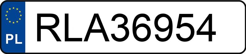 Numer rejestracyjny RLA 36954 posiada VOLVO V40 - RLA36954