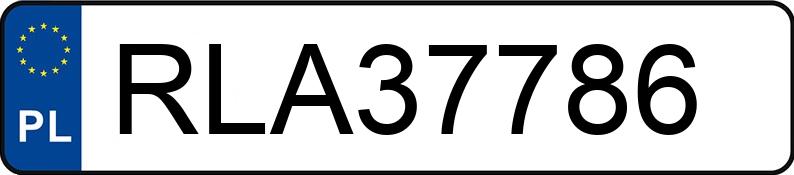Numer rejestracyjny RLA 37786 posiada OPEL ZAFIRA - RLA37786