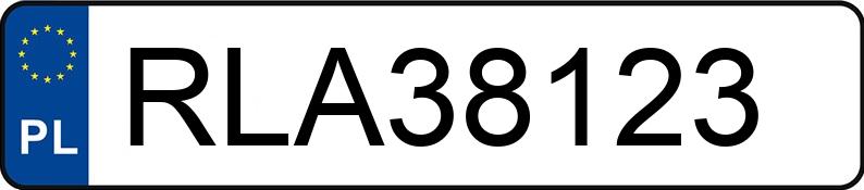 Numer rejestracyjny RLA 38123 posiada RENAULT CLIO - RLA38123 Numer rejestracyjny RLA 38123 posiada RENAULT CLIO - RLA38123