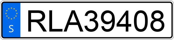 Numer rejestracyjny RLA39408 posiada  