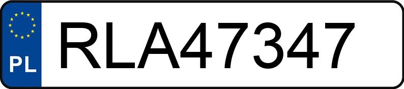 Numer rejestracyjny RLA 47347 posiada BMW 560 - RLA47347 Numer rejestracyjny RLA 47347 posiada BMW 560 - RLA47347